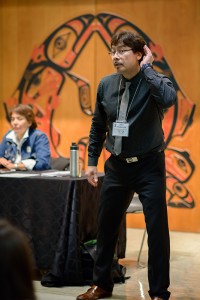 Mike Akiwenzie at the 2012 NITEP Student Gathering